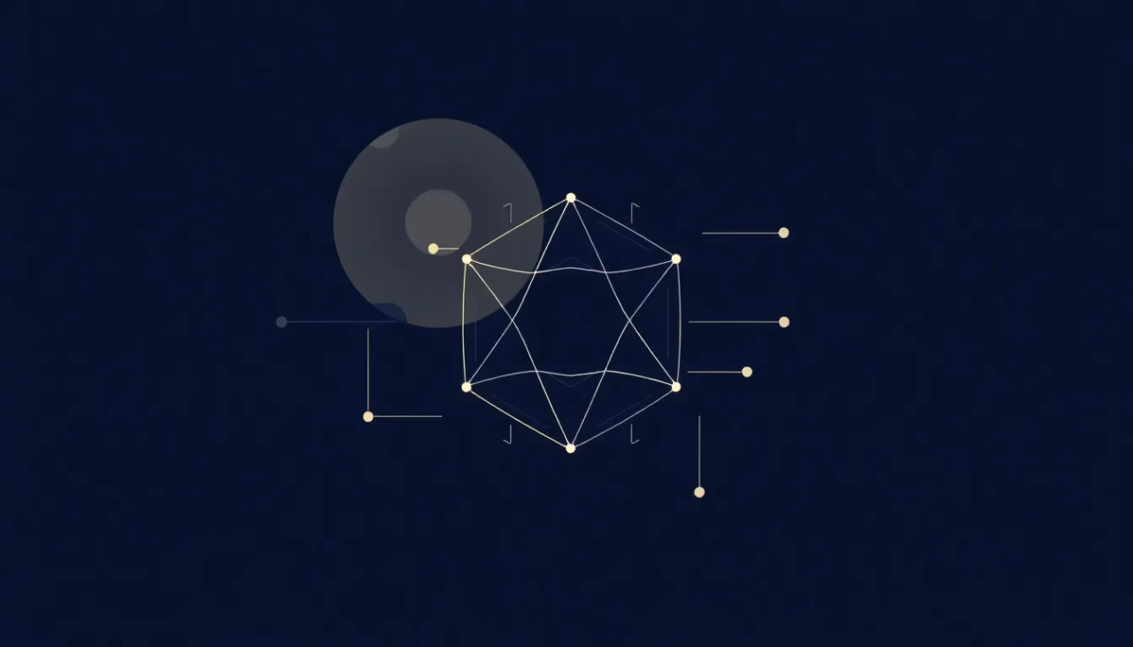 Technische Illustration von quantum-enhanced AI-Algorithmen