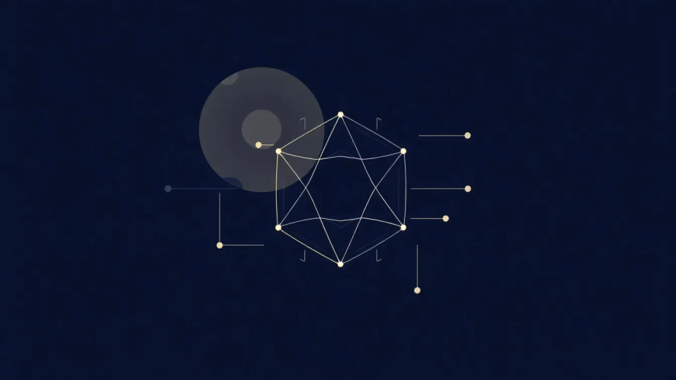 Technische Illustration von quantum-enhanced AI-Algorithmen