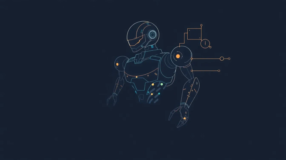 Abstract illustration representing roboterethik concepts