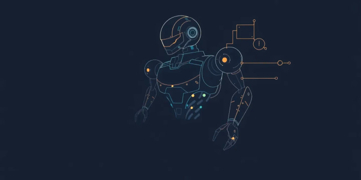 Abstract illustration representing roboterethik concepts