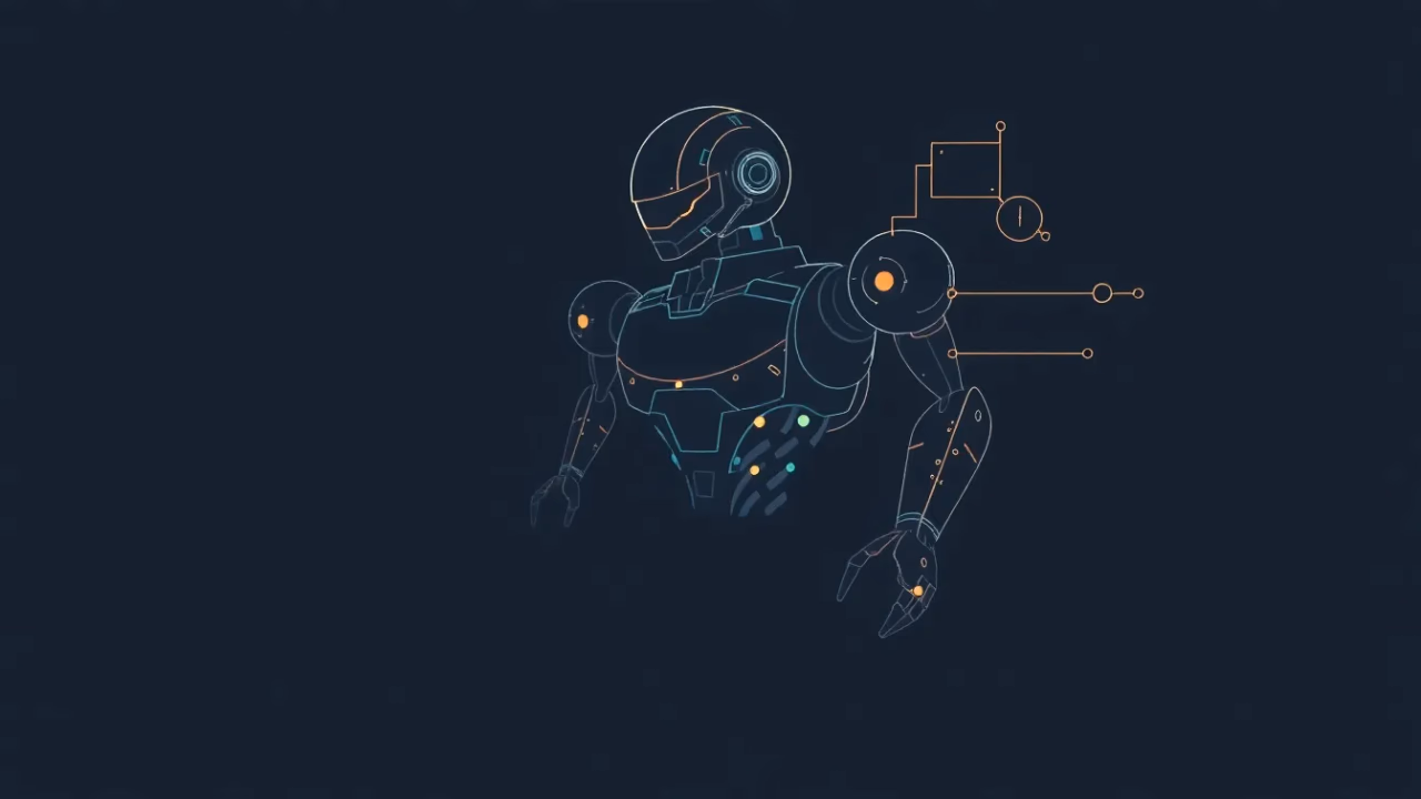 Abstract illustration representing roboterethik concepts