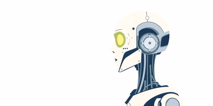 Abstract illustration of Roboethik in Künstlicher Intelligenz