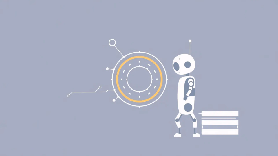 Technische Illustration zu selbstüberwachtem Lernen in der Robotik