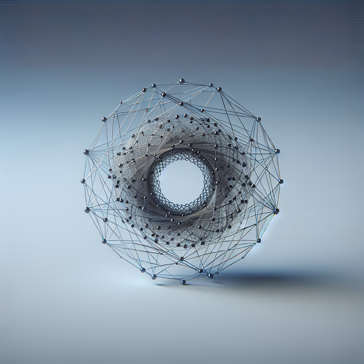 Technical illustration representing semantic understanding in NLP.