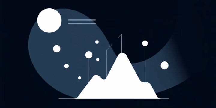 Technische Illustration der Sentiment-Analyse in NLP