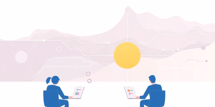 Technische Illustration zur KI und ihren sozialen Auswirkungen