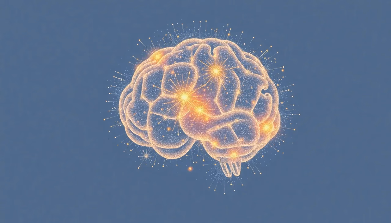 Technische Darstellung von sparkling künstlicher Intelligenz