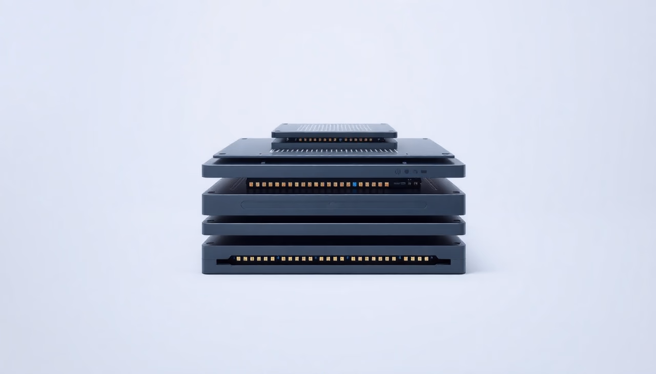 Technische Darstellung der Stacked Encoder-Decoder Architektur