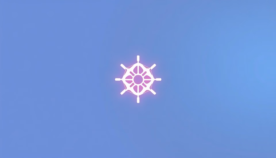 Minimalistische technische Darstellung von symbolischer KI.