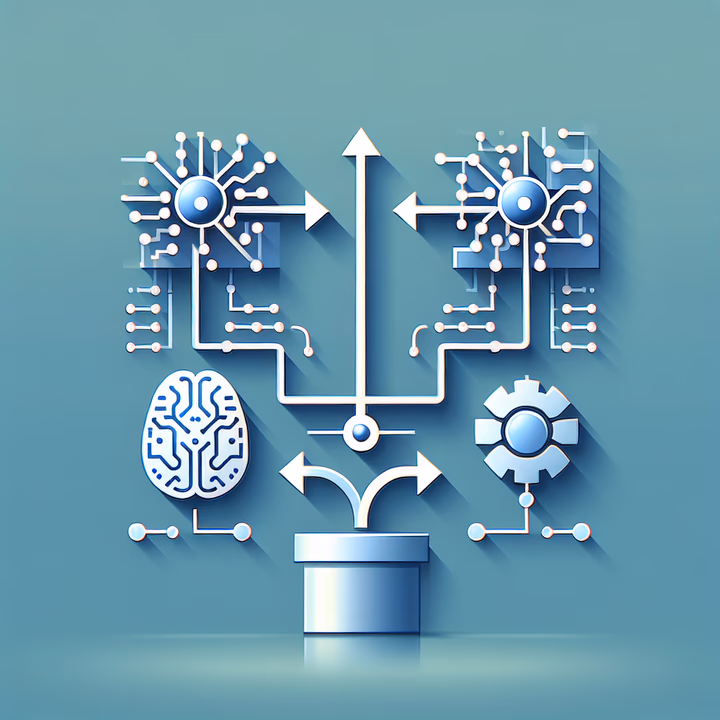 Technische Darstellung von Transfer Learning in KI