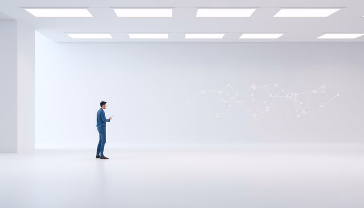 Technische Illustration von Transferlernen in der KI