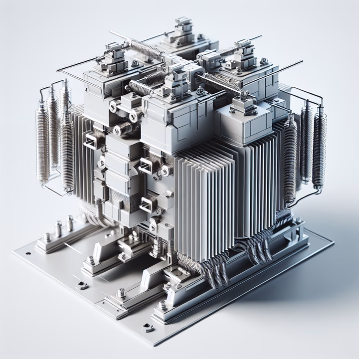 Technische Illustration des Transformer-Modells ohne Text.
