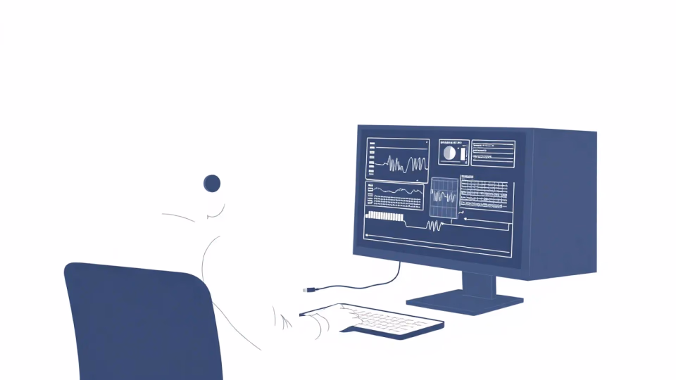 Technische Illustration von überwachemaschinem Lernen in der Bildverarbeitung.