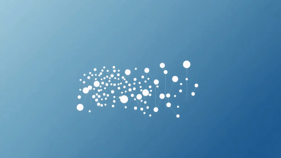 Illustration von Datenclustering ohne Überwachung