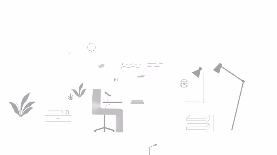 Minimalistische technische Darstellung von unüberwachtem Lernen