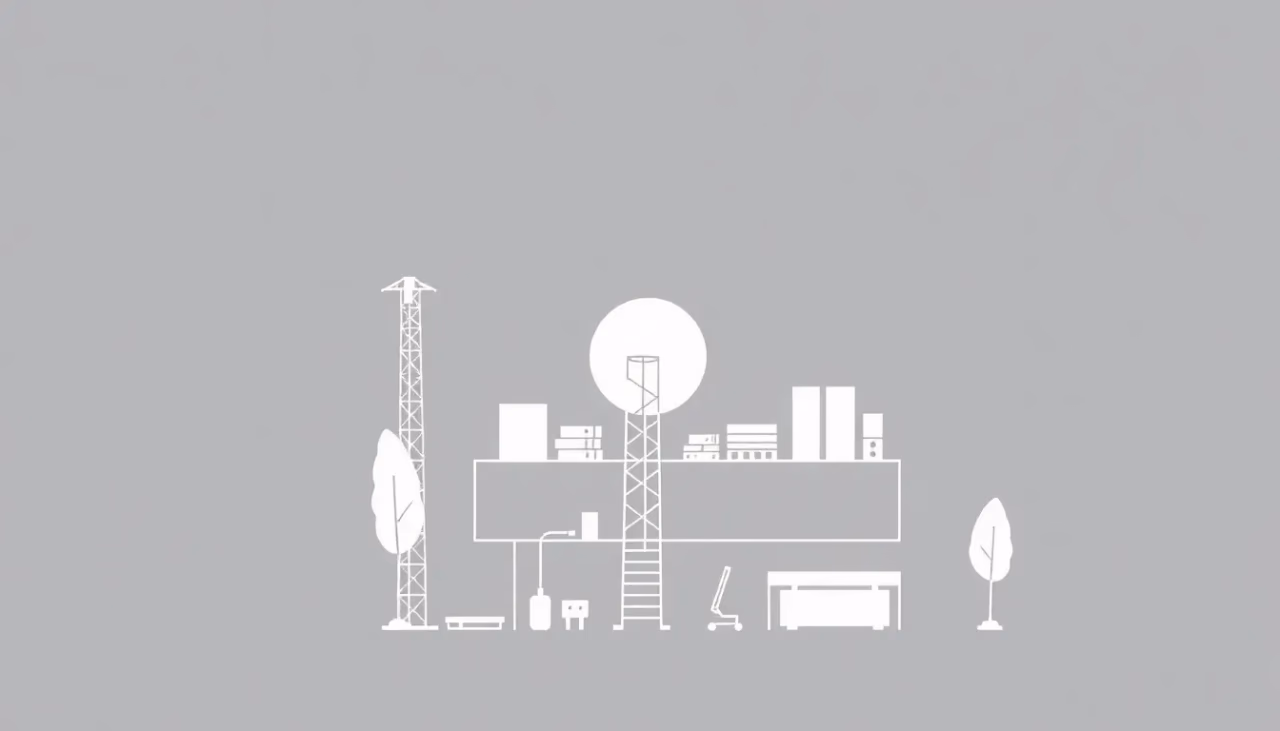 Abstract illustration showing responsible AI development principles