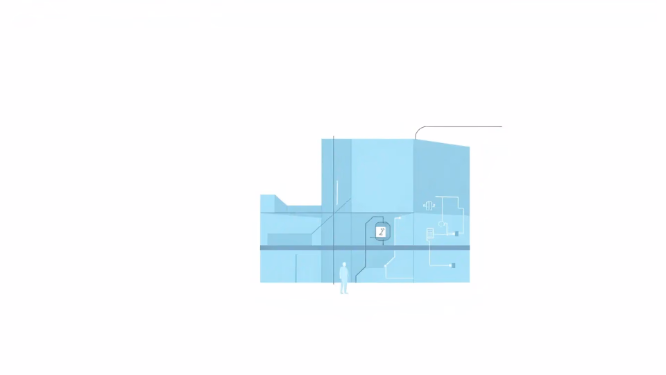 Technische Illustration von Zero-Trust-Architekturen in KI