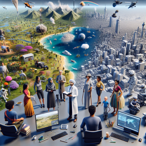 Screenshot von LingBot-World, einem interaktiven Weltmodell, das Echtzeit-Simulationen für KI-gestützte Anwendungen ermöglicht.