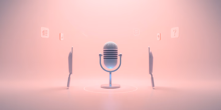 Illustration of AI voice interaction features in GPT-Live.