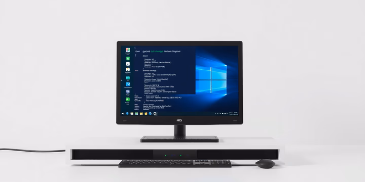 Ein Computerbildschirm zeigt das MiniCPM5-1B-Modell, das lokal betrieben wird.