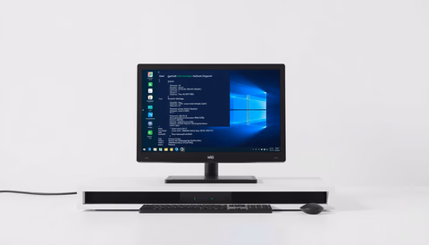 Ein Computerbildschirm zeigt das MiniCPM5-1B-Modell, das lokal betrieben wird.